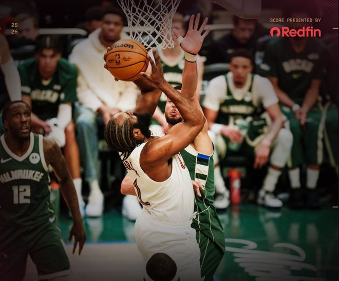 哈登带伤逆转雄鹿骑士险胜创历史纪录